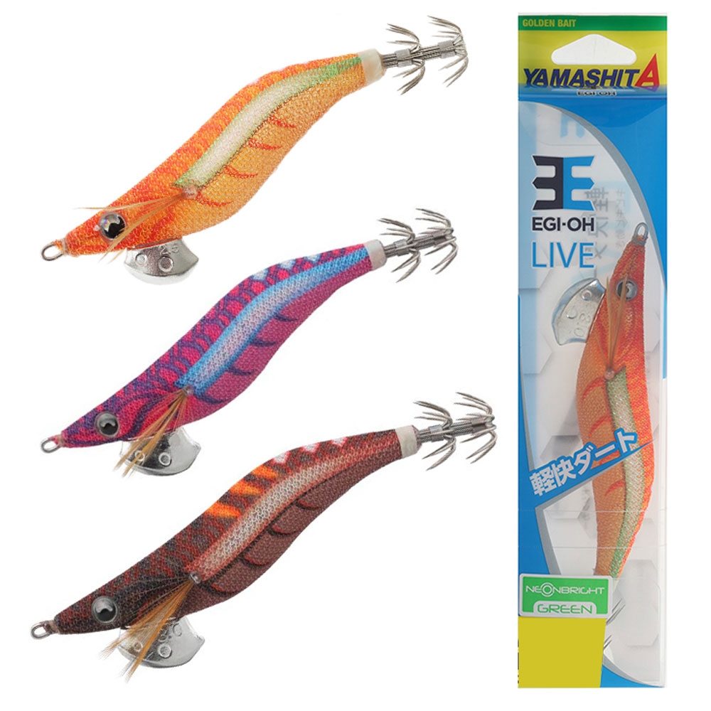 Buy Yamashita EGI-OH LIVE Neon Bright Squid Jig 3.0 90mm online at