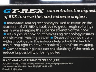 Buy BKK GT Rex Barbless Treble Hook online at