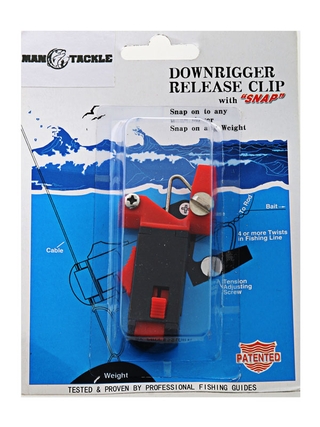 ManTackle Downrigger Release Clip with Snap - Release Clips - Outriggers &  Downriggers - Fishing