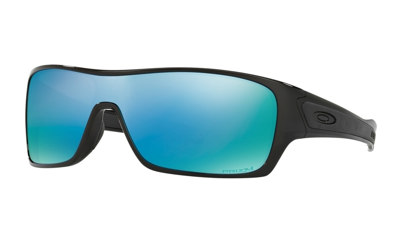 Buy Oakley Turbine Rotor PRIZM Polarised Sunglasses Black Frame Deep Water Lens online at Marine Deals .nz