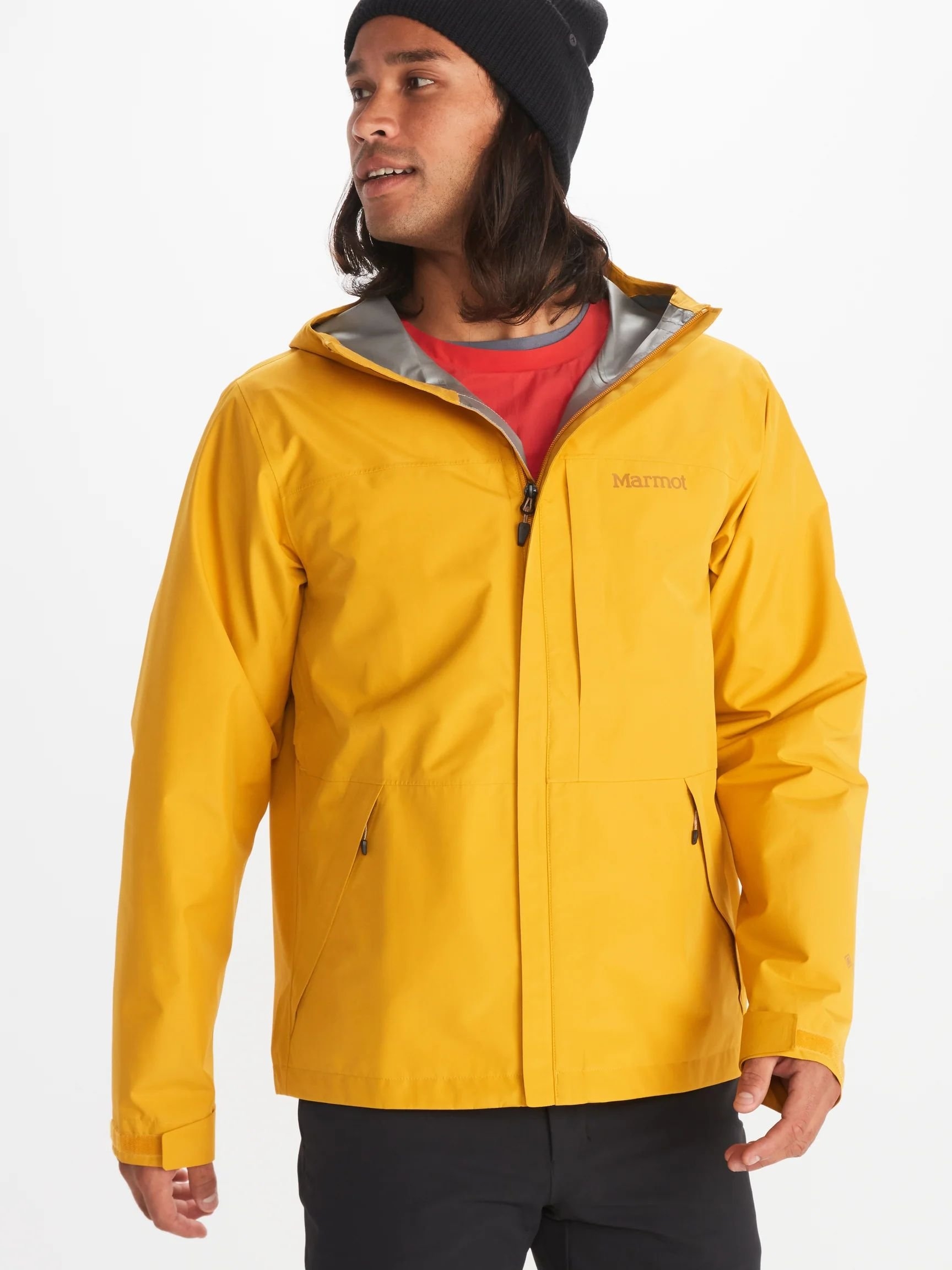 Marmot Minimalist Gore Tex Waterproof Jacket Yellow Gold