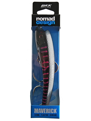 Buy Nomad Design Maverick Topwater Lure 140mm 45g Black Pink Mackerel  online at