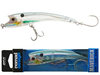 Buy Nomad Design Maverick Floating Topwater Lure 140mm 40g Holo Ghost Shad  online at
