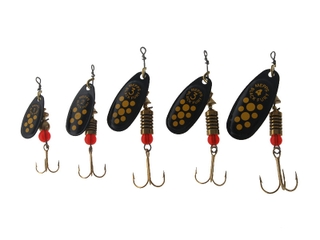 Buy Mepps Black Fury Spinner Lures No.1 Assorted Sizes online at