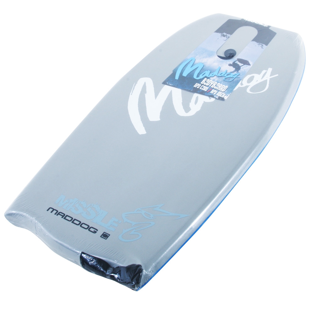 Buy Maddog Missile Body Board 41in Grey online at Marine Deals .nz