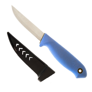 Buy Mustad Stainless Bait Knife 10cm with Sheath online at Marine