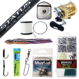 Buy Shimano Tiagra 30W Traveller Roller Tip Gamefishing Package 5ft 6in  50lb 3pc online at