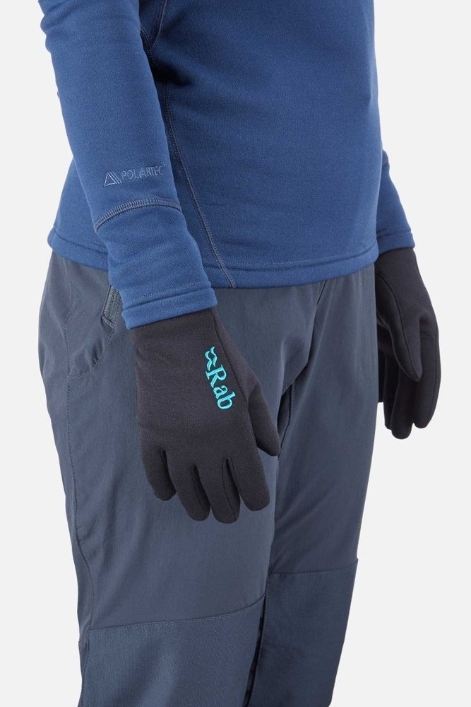 Rab Power Stretch Pro Womens Gloves Black Gloves Apparel