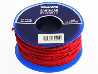 Buy Donaghys VB Brights Braided Cord 3mm x 20m Mixed Colour online