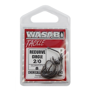 Buy Wasabi Tackle Recurve Circle Hook Pack online at Marine-Deals