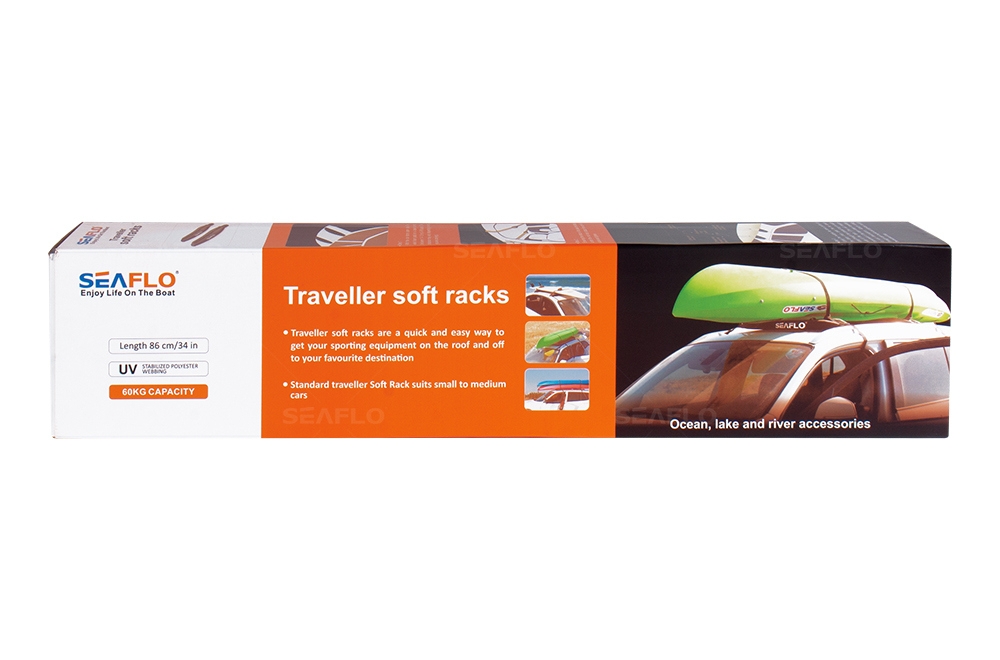 Buy Seaflo Traveller Soft Kayak Roof Rack with EVA Foam online at Marine Deals .nz