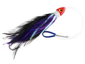 Buy Black Magic Saltwater Chicken Feathered Game Lure - Double Hook online  at