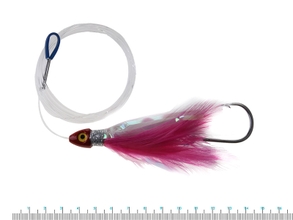 Buy Black Magic Saltwater Chicken Feathered Game Lure - Double Hook online  at