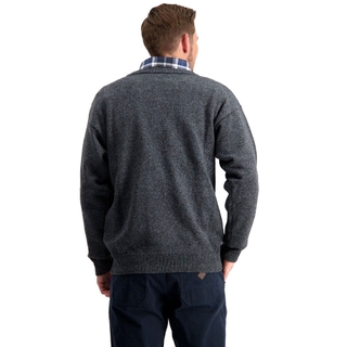 Buy Swanndri Mens Seafarer Wool Crew Neck Jersey Charcoal Marle online at