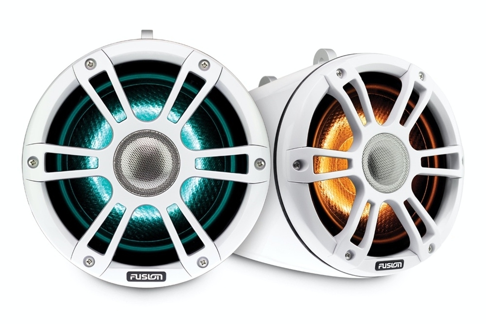Buy Fusion Signature 3 Wake Tower Sports White LED Marine Speakers
