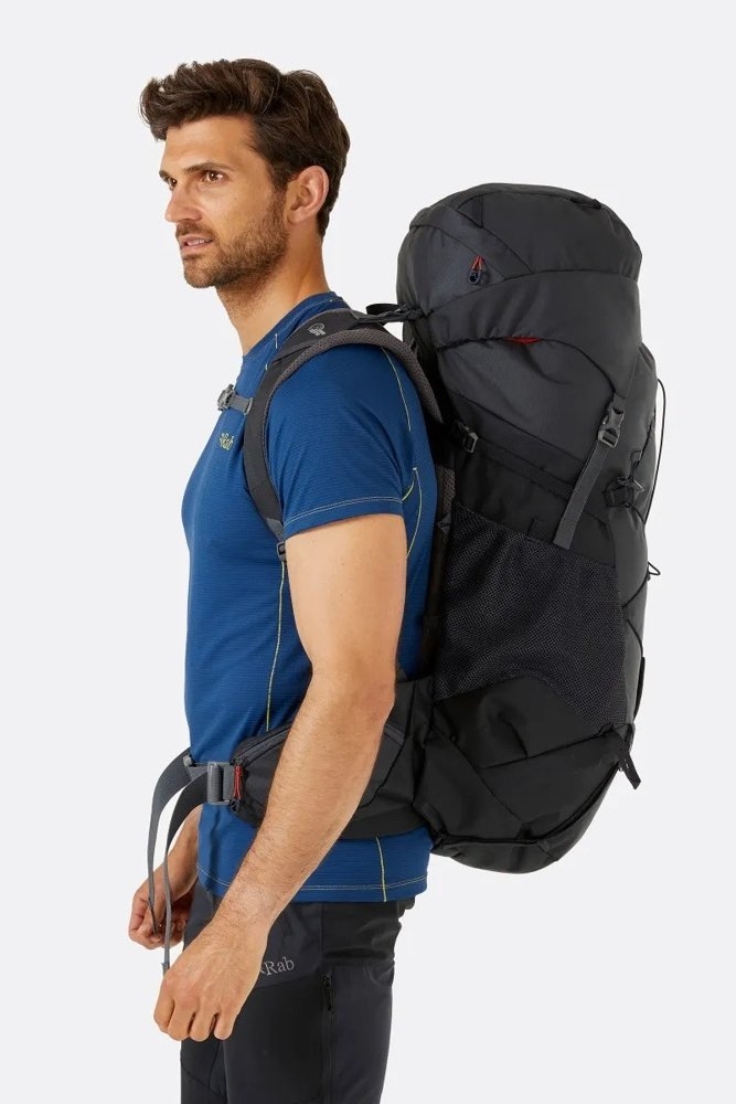 Lowe Alpine Sirac Trekking Backpack 50L Ebony Large XL Tramping Hunting Packs Packs Bags Hunting Apparel Hunting