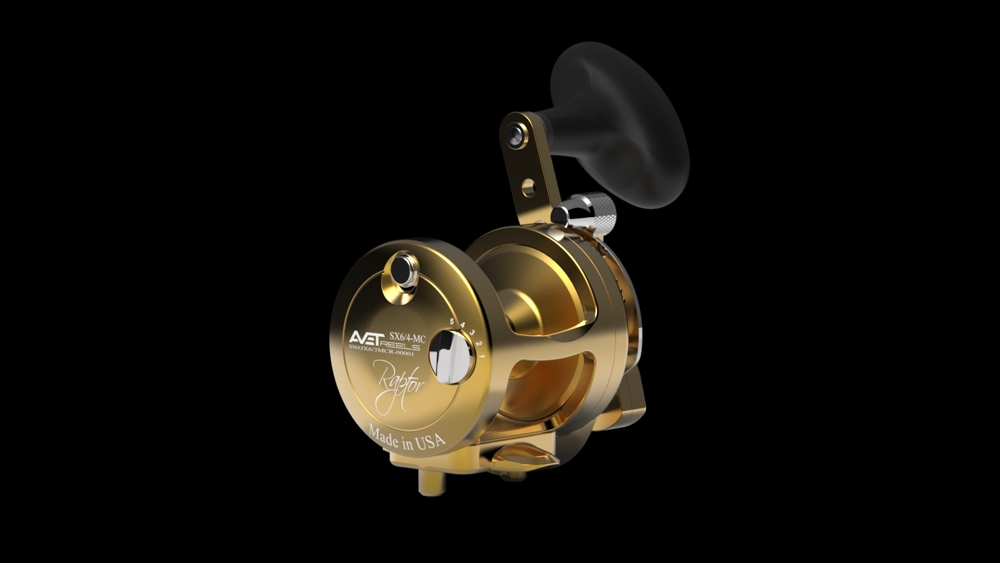 Buy Avet SX6 4 MC Raptor I 2 Speed Lever Drag Reel Gold online at