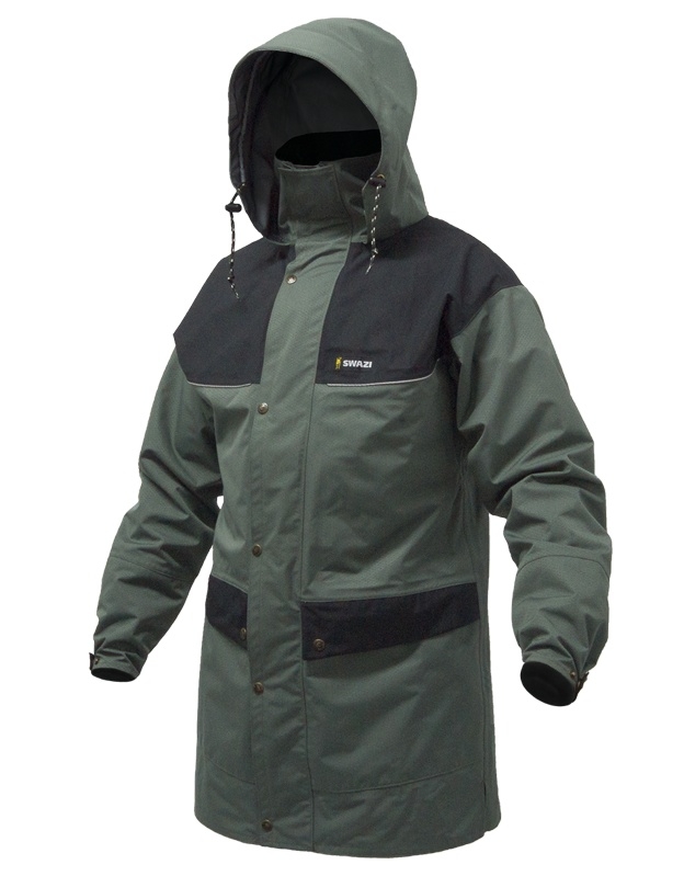 Swazi Mens Torrent Jacket Sage/Black 