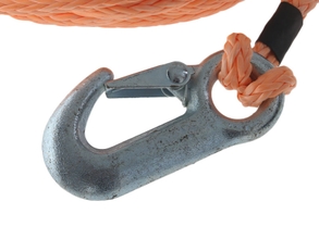 Buy Synthetic Boat Trailer Winch Rope with Snap Hook 8m online at Marine -Deals.co.nz