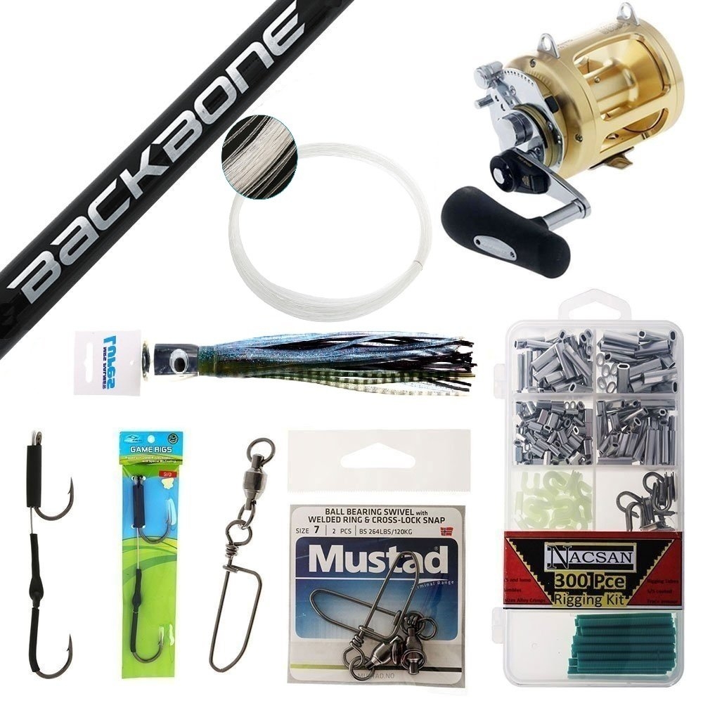 big game fishing rod and reel combo Wild Conventional 7'10