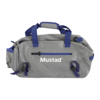Mustad Dry Duffel Bag 50L - Borsa Impermeabile In PVC Telone 500D, Unisex, Grigio