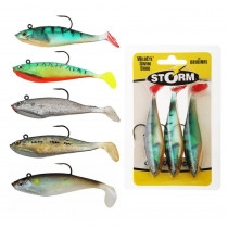 Lot De 8 Leurres D.A.M Paddle Minnow - Couleur Orange, Flottabilité Coulante - Pour Brochet