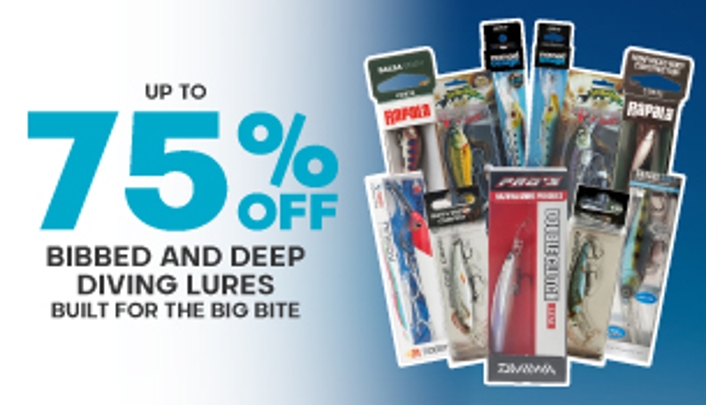 Bibbed and Deep Diving Lures