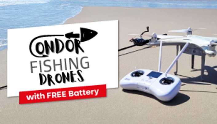 Condor Fishing Drone with FREE Battery