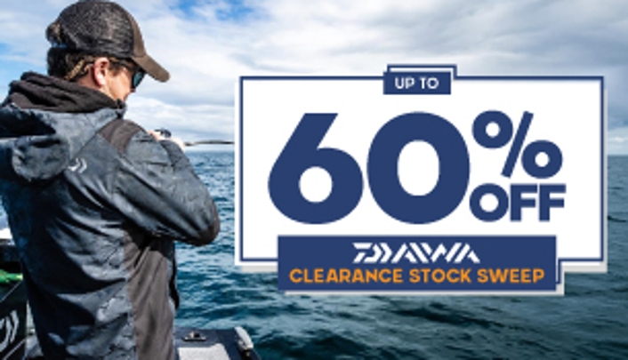 Daiwa Clearance Stock Sweep