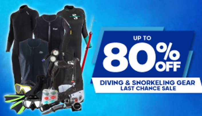 Diving and Snorkeling Gear Last Chance Sale