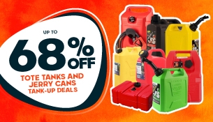 Tote Tanks and Jerry Cans Tank-Up Deals