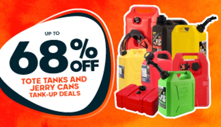 Tote Tanks and Jerry Cans Tank-Up Deals