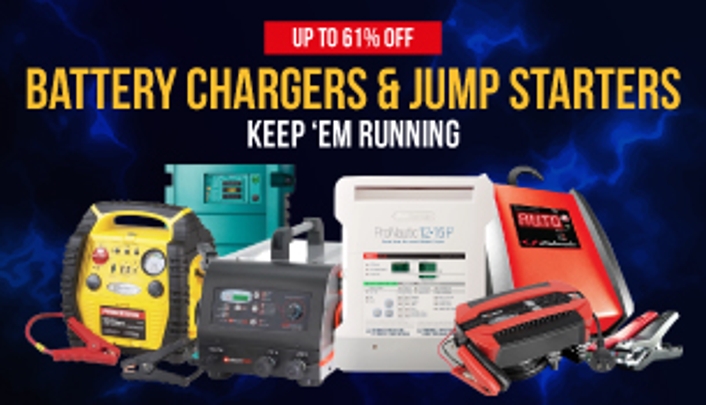 Battery Chargers & Jump Starters