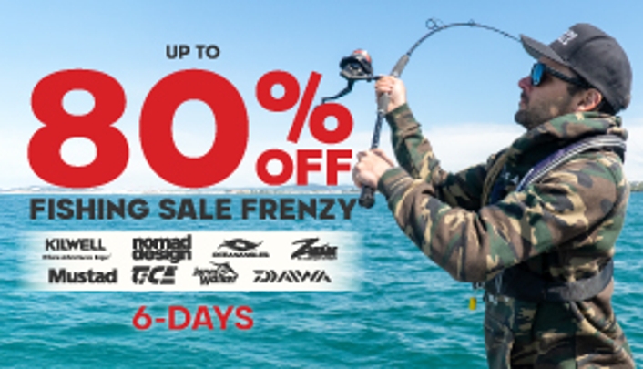 6-Day Fishing Sale Frenzy
