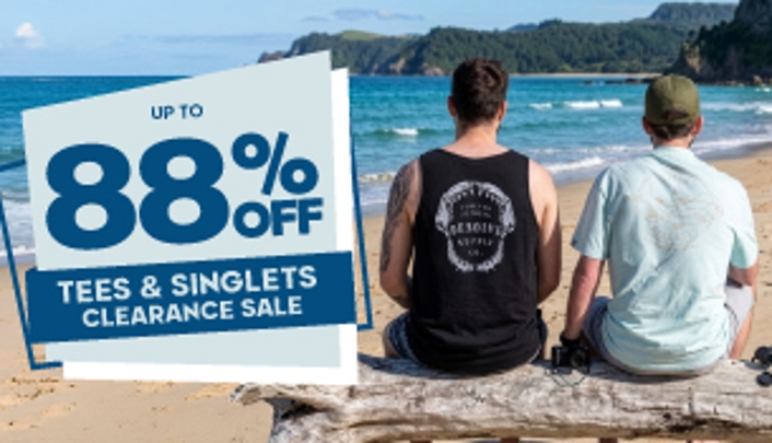 Tees and Singlets Clearance Sale