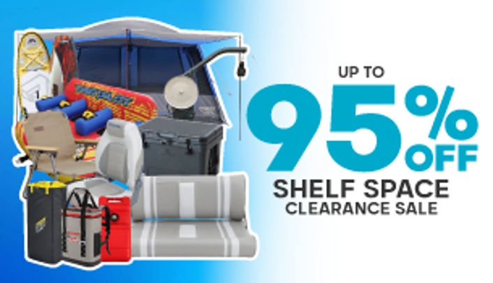 Shelf Space Clearance Sale