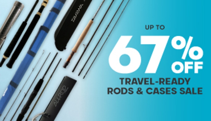 Travel-Ready Rods & Cases Sale